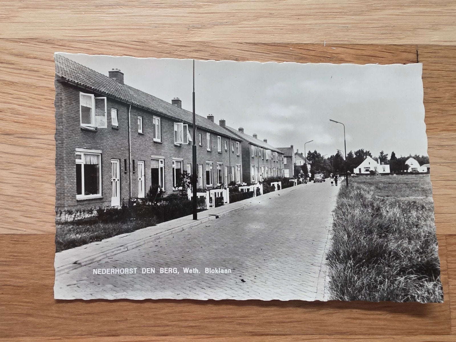 Oude ansichtkaart Nederhorst den Berg, Weth. Bloklaan, Verzenden, 1940 tot 1960, Gelopen, Noord-Holland