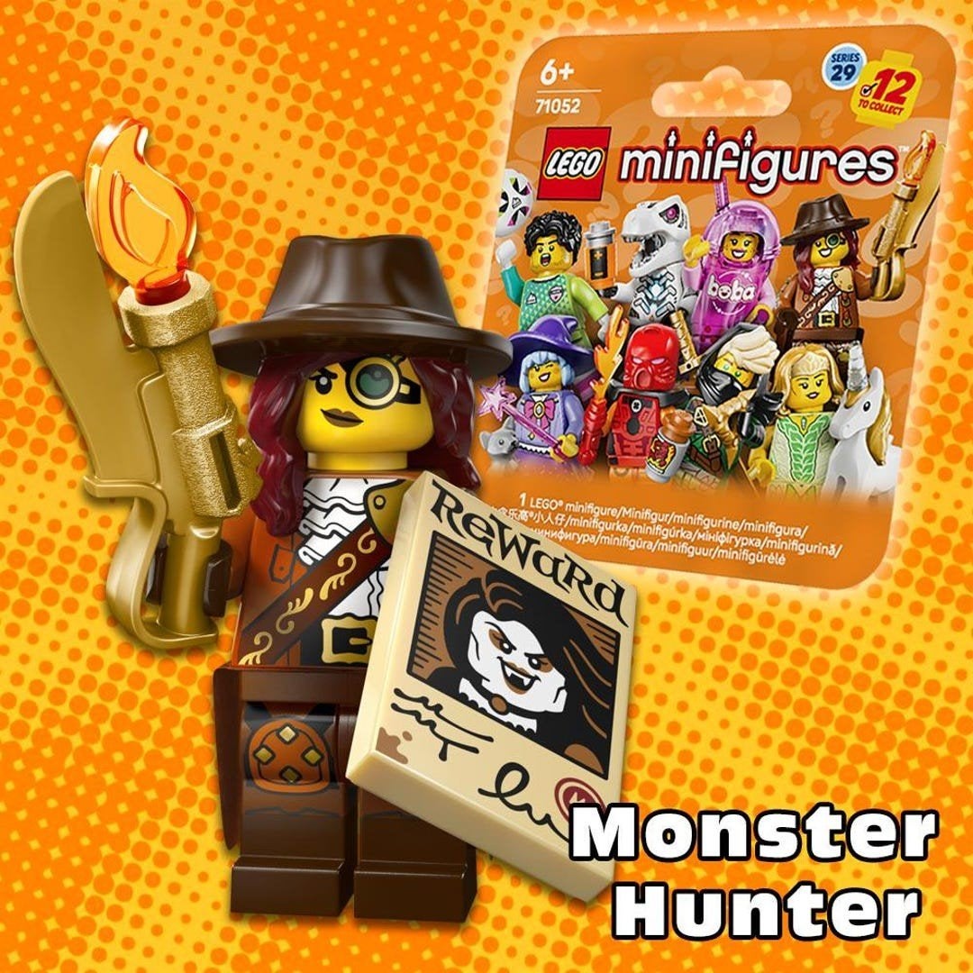 🆕️️geseald lego cmf serie 29 monster hunter., Ophalen of Verzenden, Nieuw, Ongeopend/sealed
