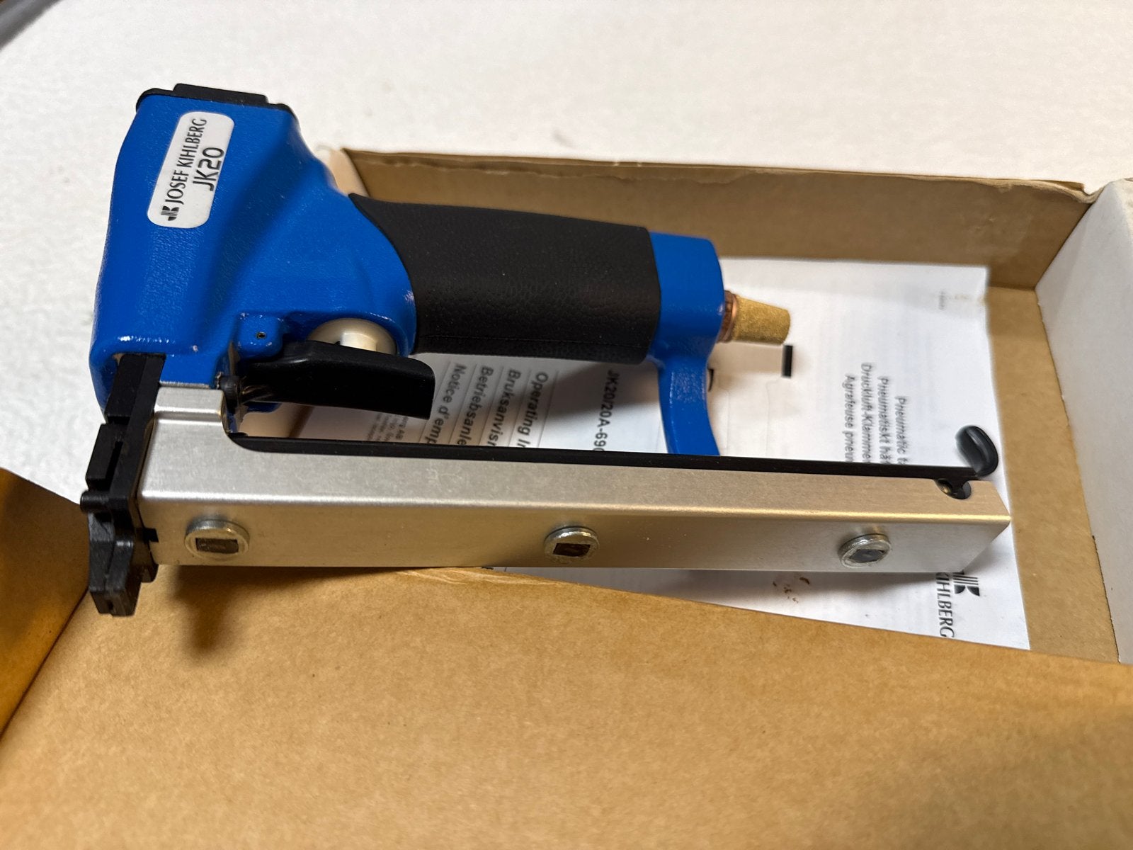 Josef Kihlberg JK20 Tacker/Nietmachine, Doe-het-zelf en Verbouw, Gereedschap | Handgereedschap, Ophalen, Zo goed als nieuw, Tacker/nietmachine