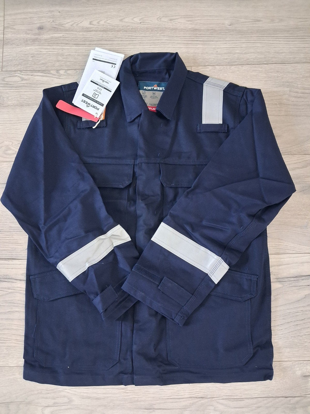 Nieuw vlamvertragende werkjas Portwest - maat L, Heren, Portwest, Nieuw, Ophalen of Verzenden