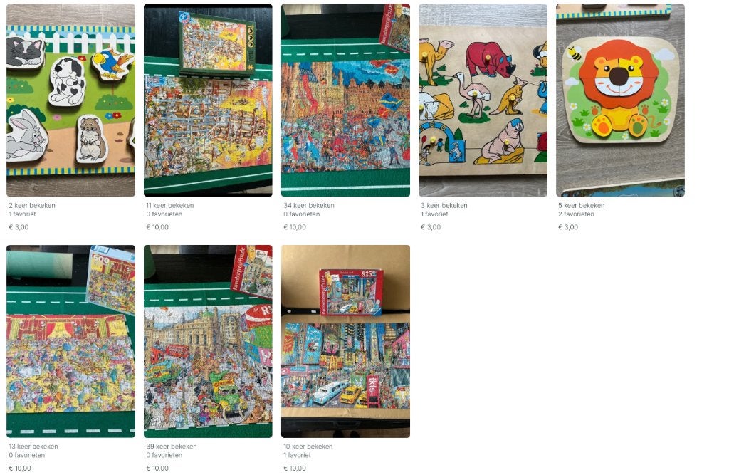 Diverse legpuzzels en puzzels, kids en volwassenen, Ophalen, 500 t/m 1500 stukjes, Gebruikt, Legpuzzel