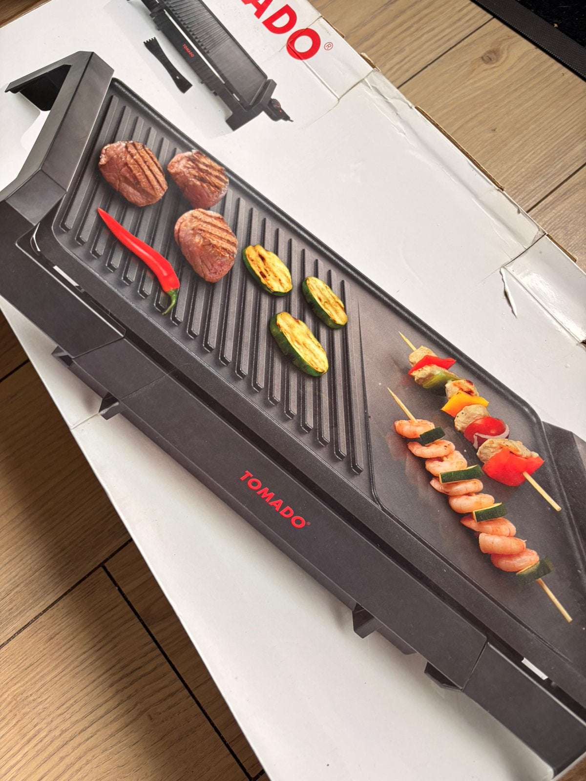 Tomado (tafel)grill, Ophalen of Verzenden, Zo goed als nieuw