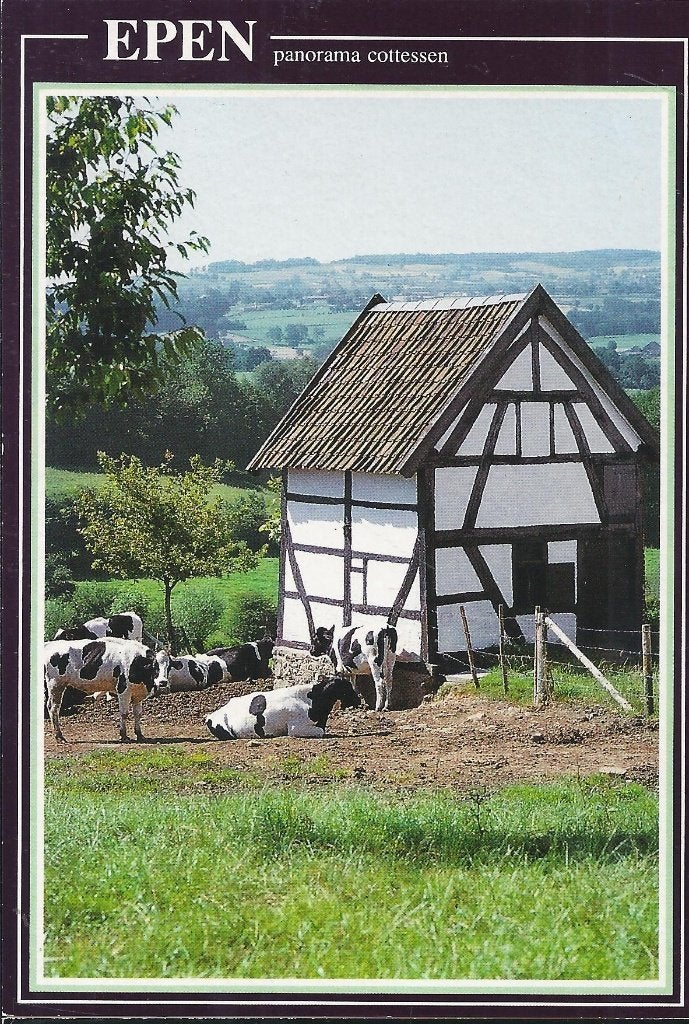 Pa80 Gelopen ansichtkaart epen panorama cottessen, Ophalen of Verzenden, 1980 tot heden, Gelopen