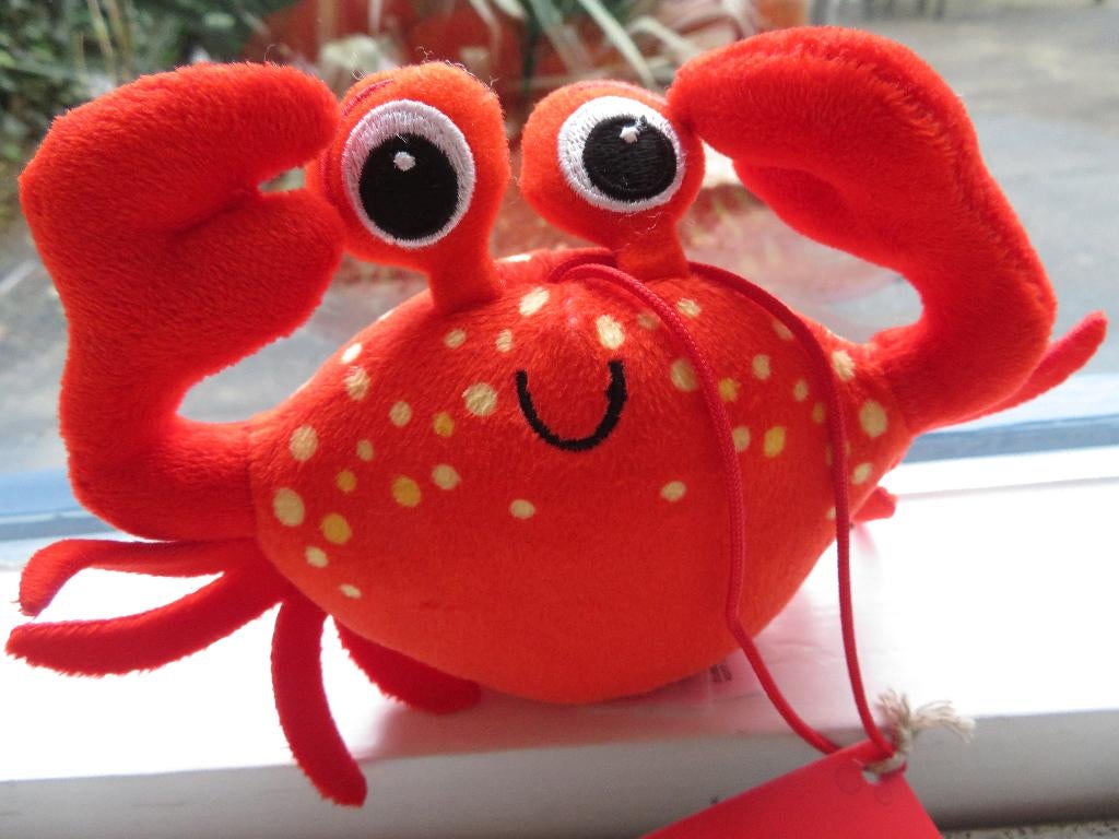 Kris Krab van Lidl Aquamini 's Aqua Mini rood velours, Ophalen of Verzenden, Nieuw, Overige typen