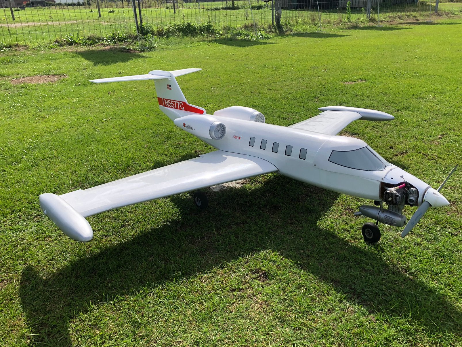 Learjet, Ophalen, Gebruikt, Nitro