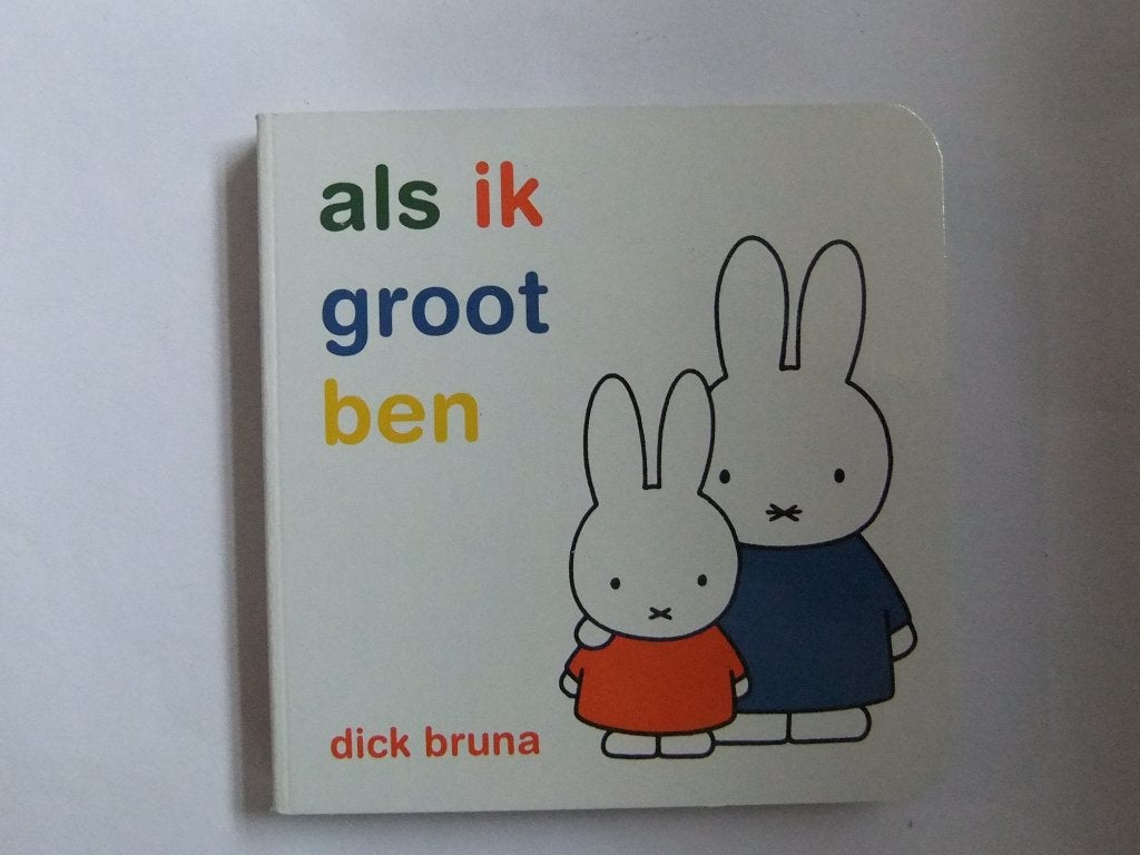 Nijntje Boekjes: Als ik groot ben & Nijntjes vrolijke dag, Fictie algemeen, Verzenden, Jongen of Meisje, Nieuw
