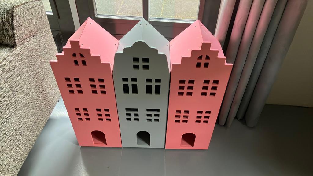 Hema poppenhuis Grachtenpand, Ophalen, Minder dan 50 cm, Minder dan 100 cm, 25 tot 50 cm
