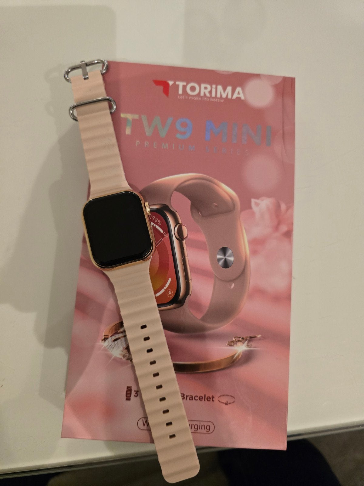 Nieuwe Dames Smartwatch - Torima TW9 Mini, Ophalen, Torima, Android, Stappen
