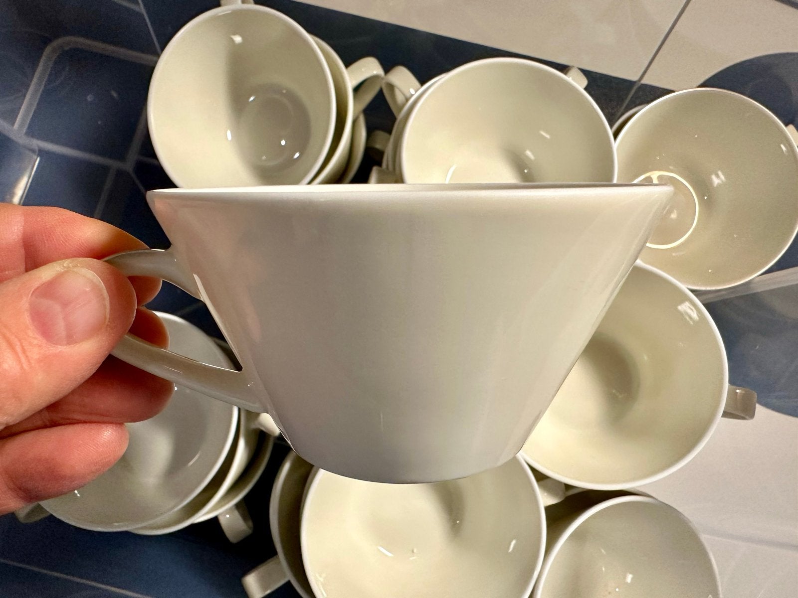 29 Bauscher Weiden Bavaria Germany kopjes voor 21 diner, Overige merken, Ophalen of Verzenden, Zo goed als nieuw, Kop(pen) en/of Schotel(s)
