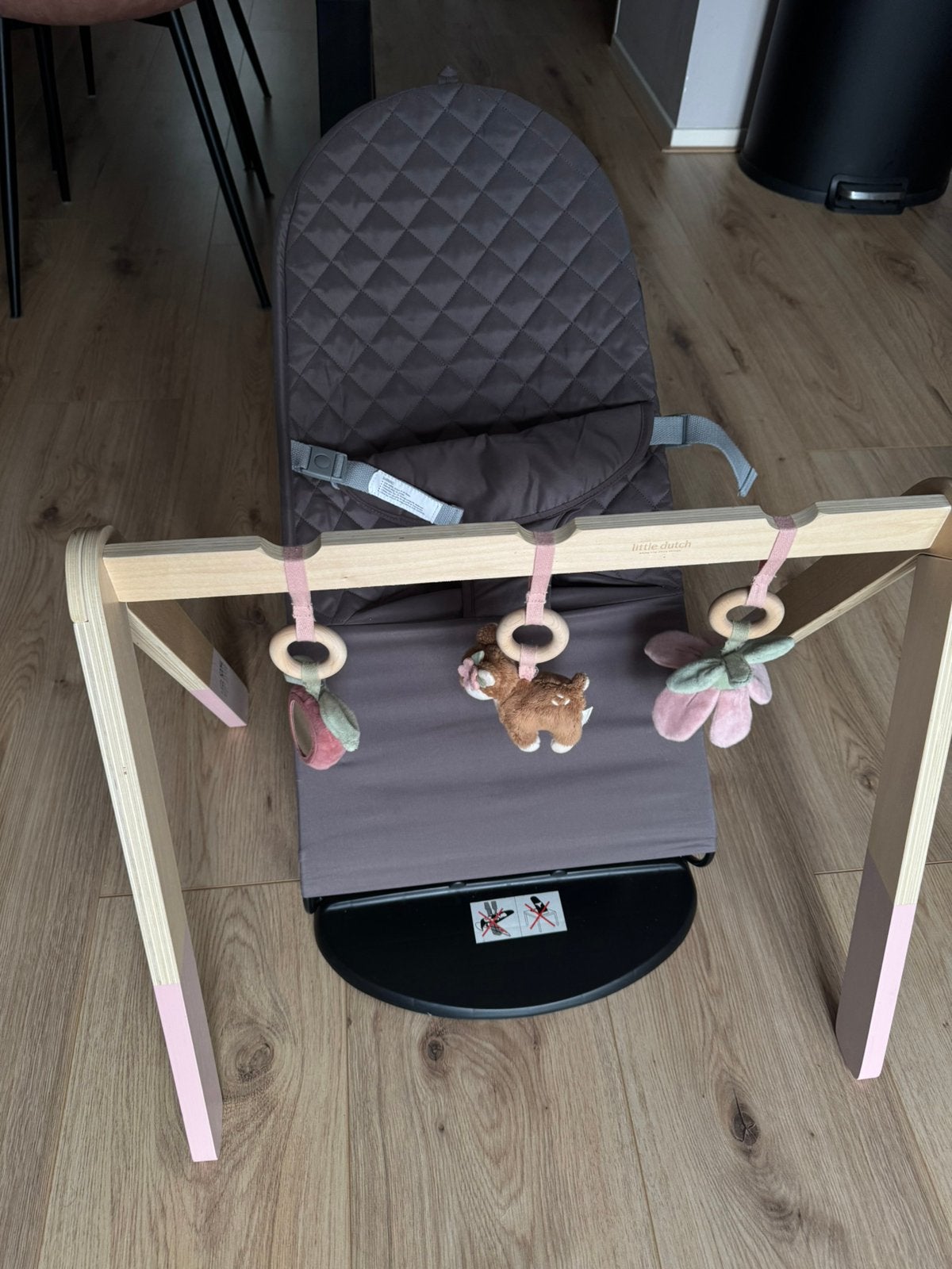 Wipstoel + babygym Little dutch Fairy garden, Ophalen, Zo goed als nieuw