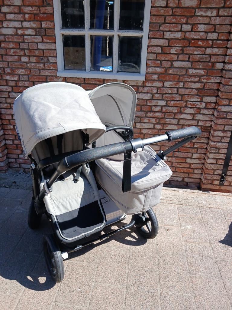 Duowagen Bugaboo Donkey 2, Kinderen en Baby's, Kinderwagens en Combinaties, Gebruikt, Combiwagen, Bugaboo, Duowagen, Met reiswieg