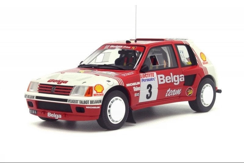 Peugeot 205 T16 Groupe B 1:18 Otto Models OT647, Hobby en Vrije tijd, Modelauto's | 1:18, Ophalen of Verzenden, Nieuw, Auto, OttOMobile