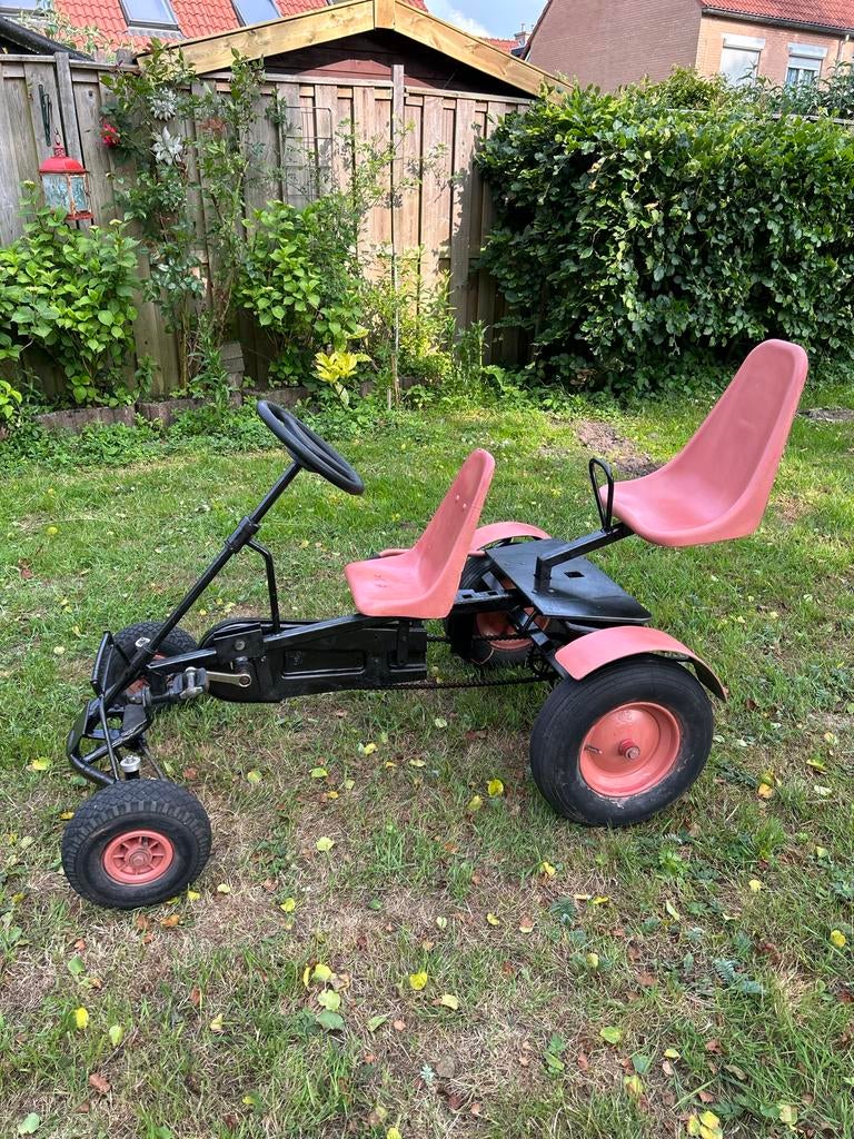 Duozit skelter roze/zwart - Truckstar, Kinderen en Baby's, Speelgoed | Buiten | Skelters, Ophalen, Gebruikt, Overige merken, Duozit