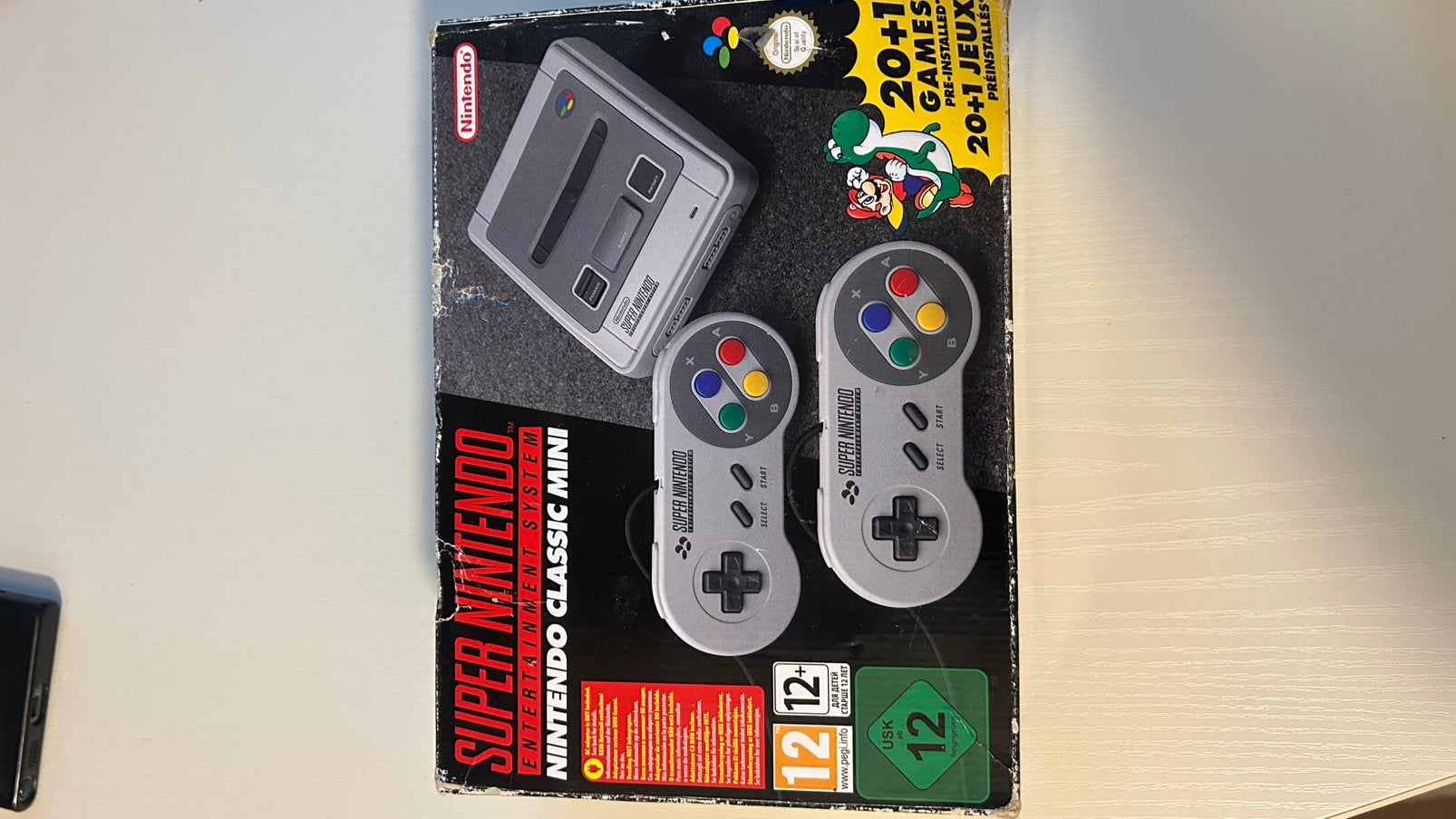 Nintendo Classic Mini, Spelcomputers en Games, Spelcomputers | Nintendo Super NES, Ophalen of Verzenden, Zo goed als nieuw, Met 2 controllers