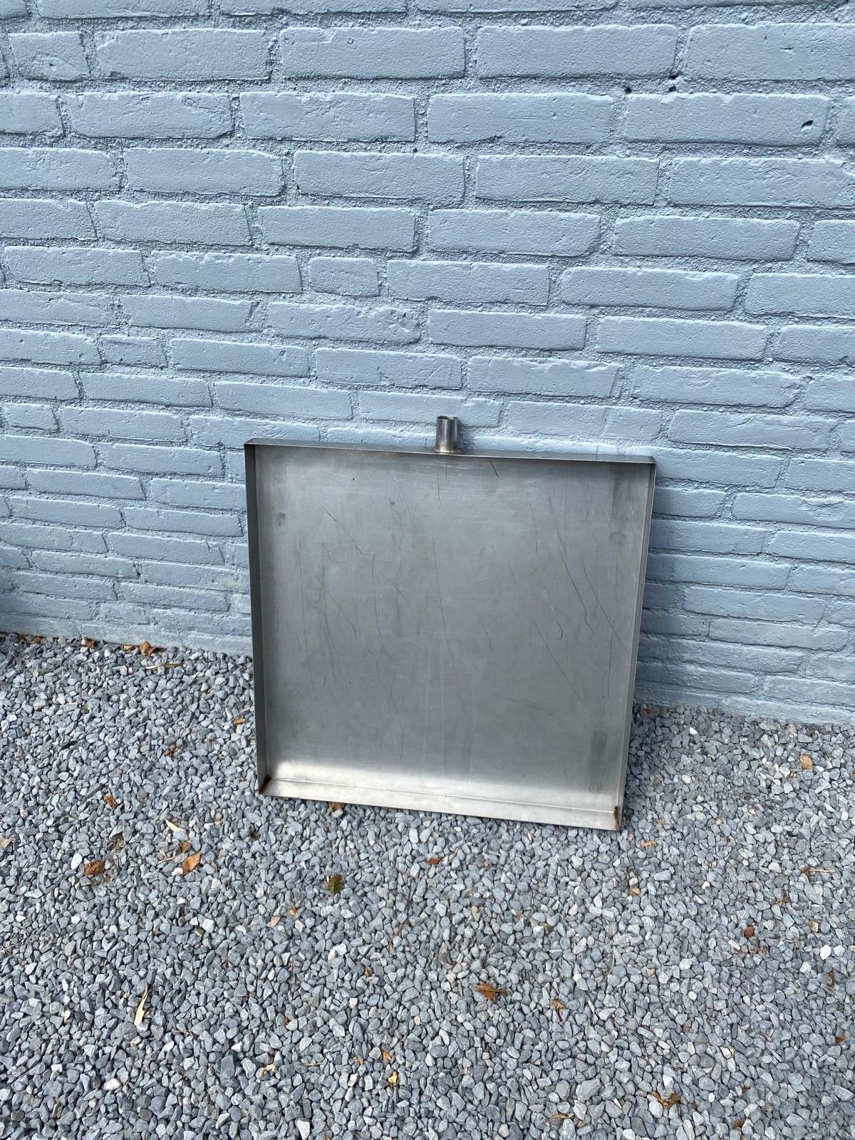 RVS Wasmachine Opvangbak met Afvoer - Nog 1 maat over, Ophalen, Gebruikt, 1200 tot 1600 toeren, Minder dan 85 cm