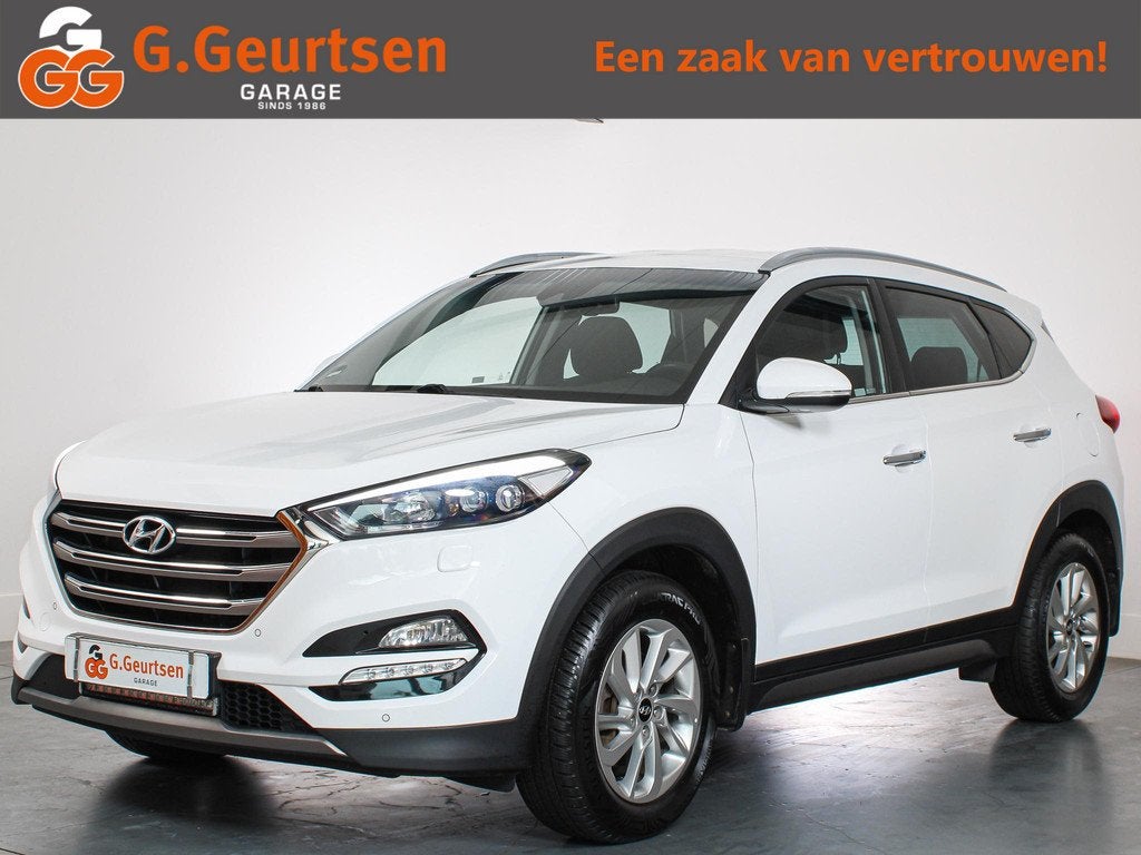 Hyundai Tucson 1.6 T-GDi Comfort 4WD Trekhaak, Camera, Dodeh, Auto's, Hyundai, Automaat, Stof, Gebruikt, 4 cilinders