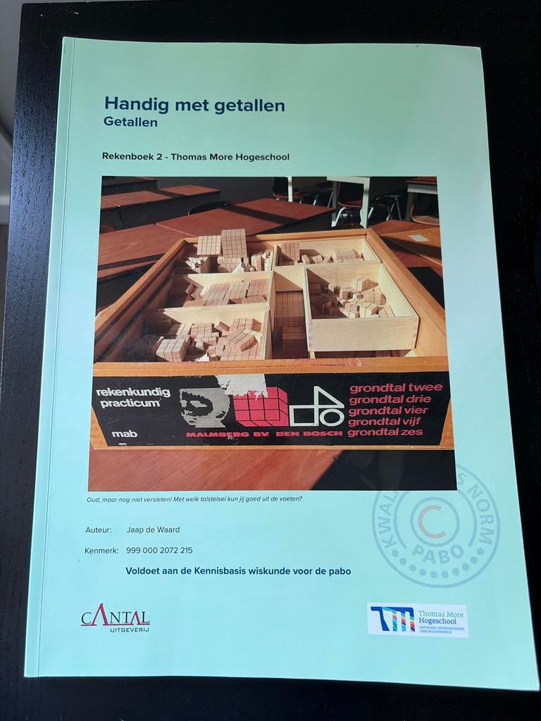 Handig met getallen - Rekenboek 2 Thomas More Hogeschool, Boeken, Ophalen of Verzenden, Beta, Gelezen, HBO