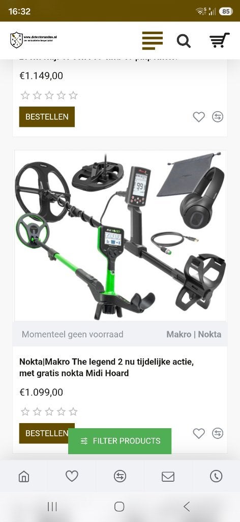 Foto 3 van Nieuwe Nokta Legend 2 + garantiebon.