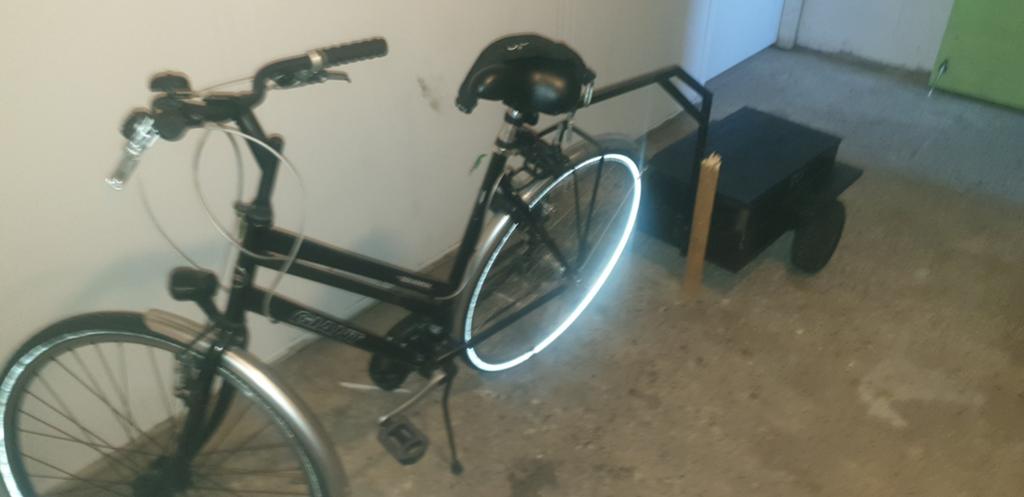 Perfecte gaint damesfiets met bolderkar, Ophalen of Verzenden