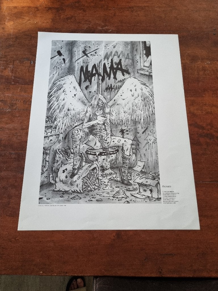 Recreatie - Zwart-wit print 50x66 cm, Verzamelen, Posters, Ophalen, A1 t/m A3, Overige onderwerpen, Rechthoekig Staand