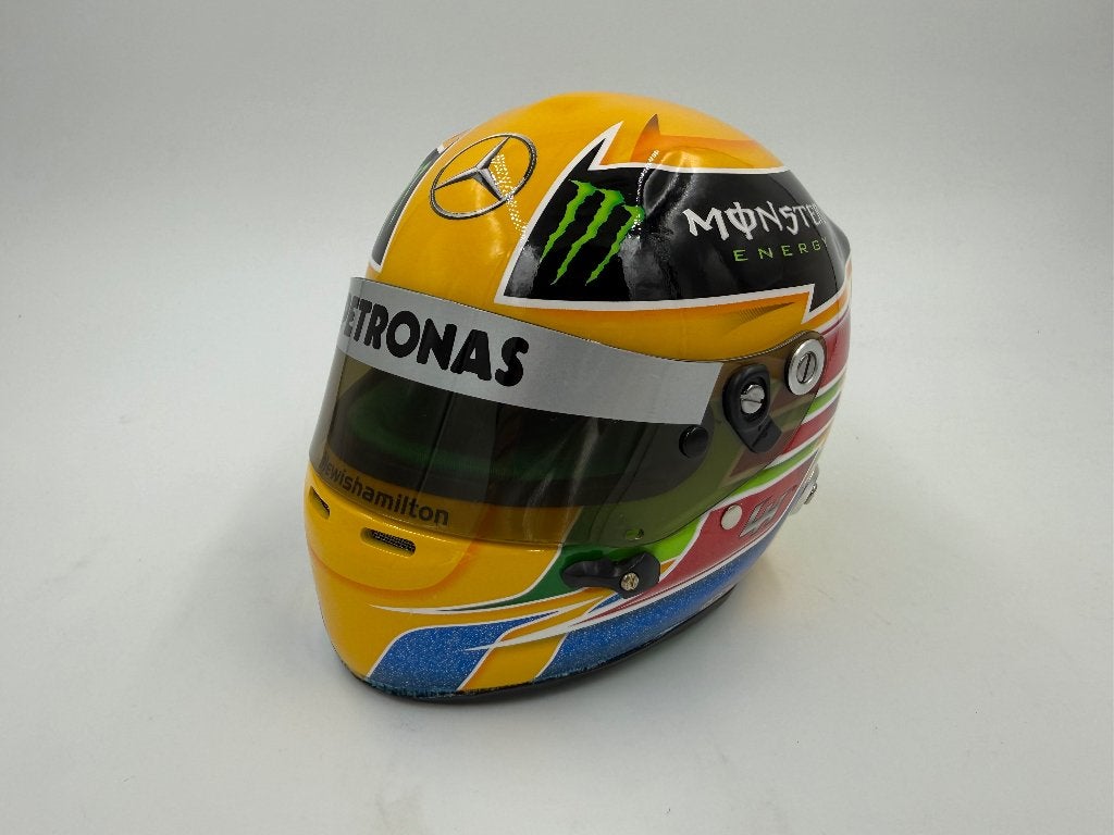 1/2 helmet casque F1 Hamilton 2013 (Mercedes), Ophalen of Verzenden, Formule 1