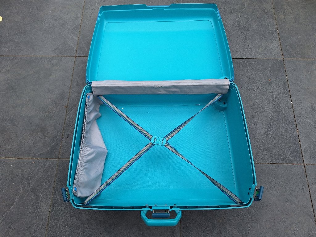 Samsonite koffer + beautycase, Ophalen, Gebruikt, Hard kunststof