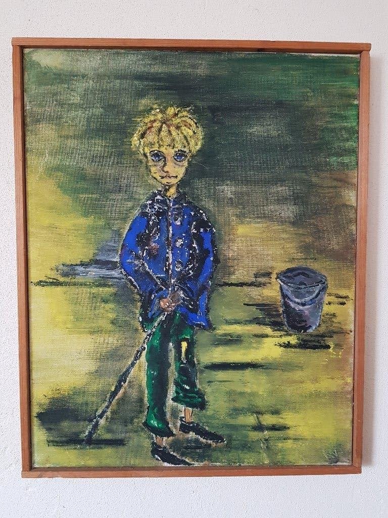 schilderij, Ophalen of Verzenden, Zo goed als nieuw, Schilderij