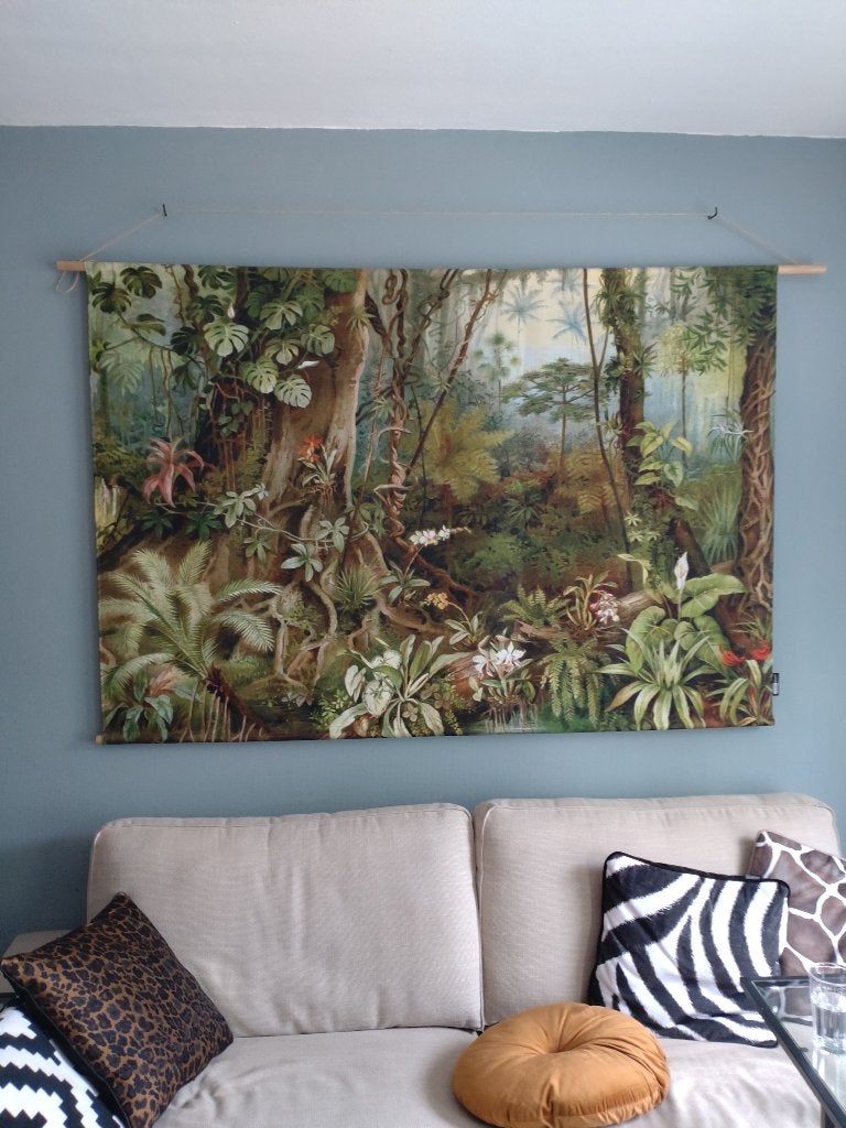 Te koop kleurecht wandkleed, Groen, 120 cm, Zo goed als nieuw, 180 cm