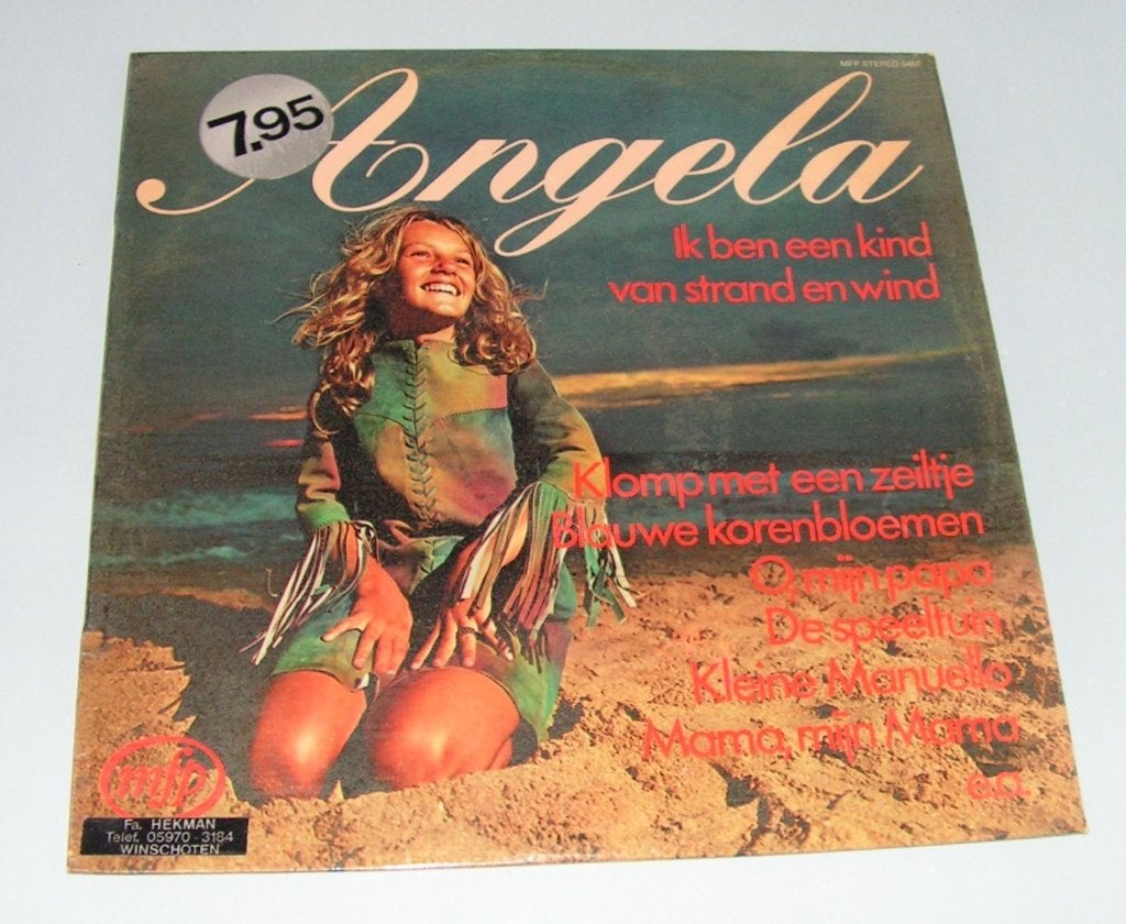 LP Angela Ik Ben Een Kind Van Strand En Wind, LP, Gebruikt, Ophalen of Verzenden, Levenslied of Smartlap