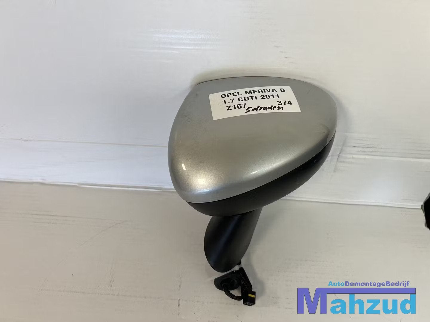 OPEL MERIVA B Zilver Z157 Links spiegel 2010-2017, Gebruikt, Opel Automobile GmbH, Ophalen of Verzenden, Kontakt@opel-infoservice.de