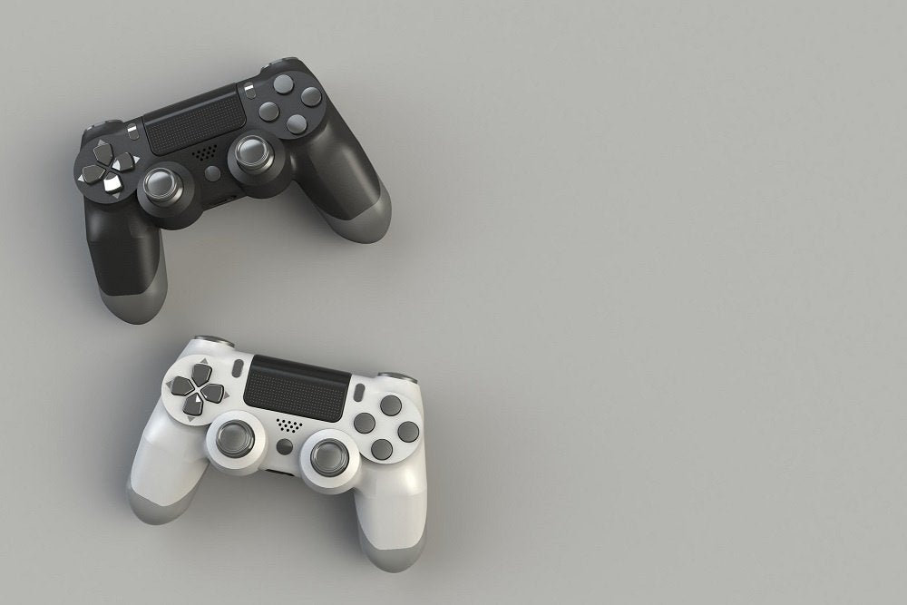 Game controllers behang VINYL Grijs, Gamekamer fotobehang, Ophalen of Verzenden, Nieuw