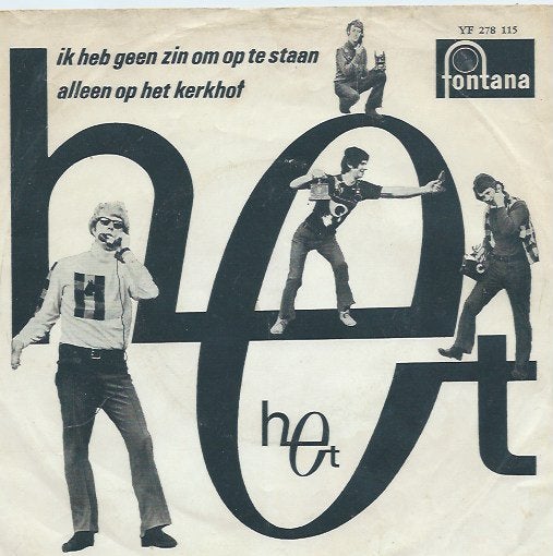 Nederbeat- HET- Ik heb geen zin om op te staan, Verzenden, 7 inch, Zo goed als nieuw, Beschermende buitenhoes