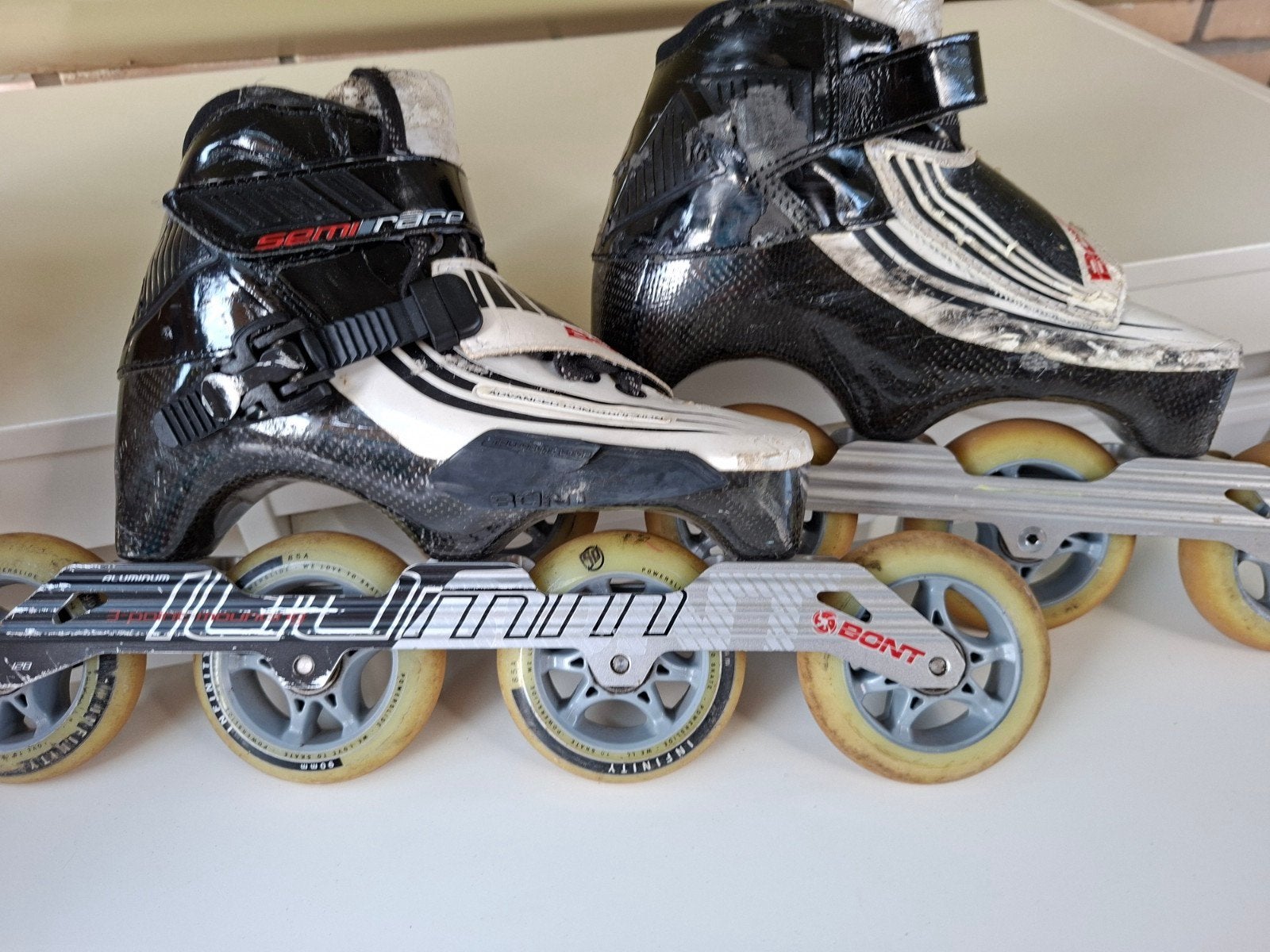Bont Semi Race 5-wiel inline skates - Maat 36, Overige merken, Gebruikt, Inline skates 5 wielen, Kinderen