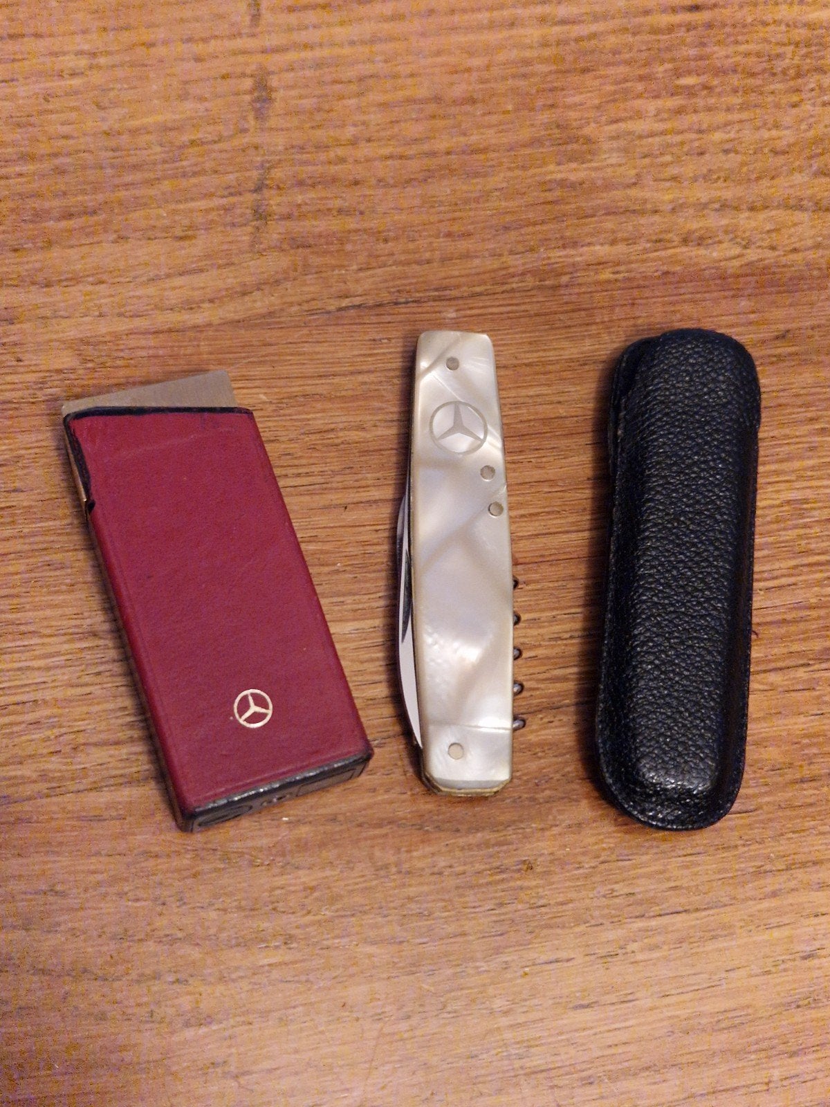 Vintage Mercedes aansteker en mes, Ophalen of Verzenden, Mercedes, Mercedes, Mercedes