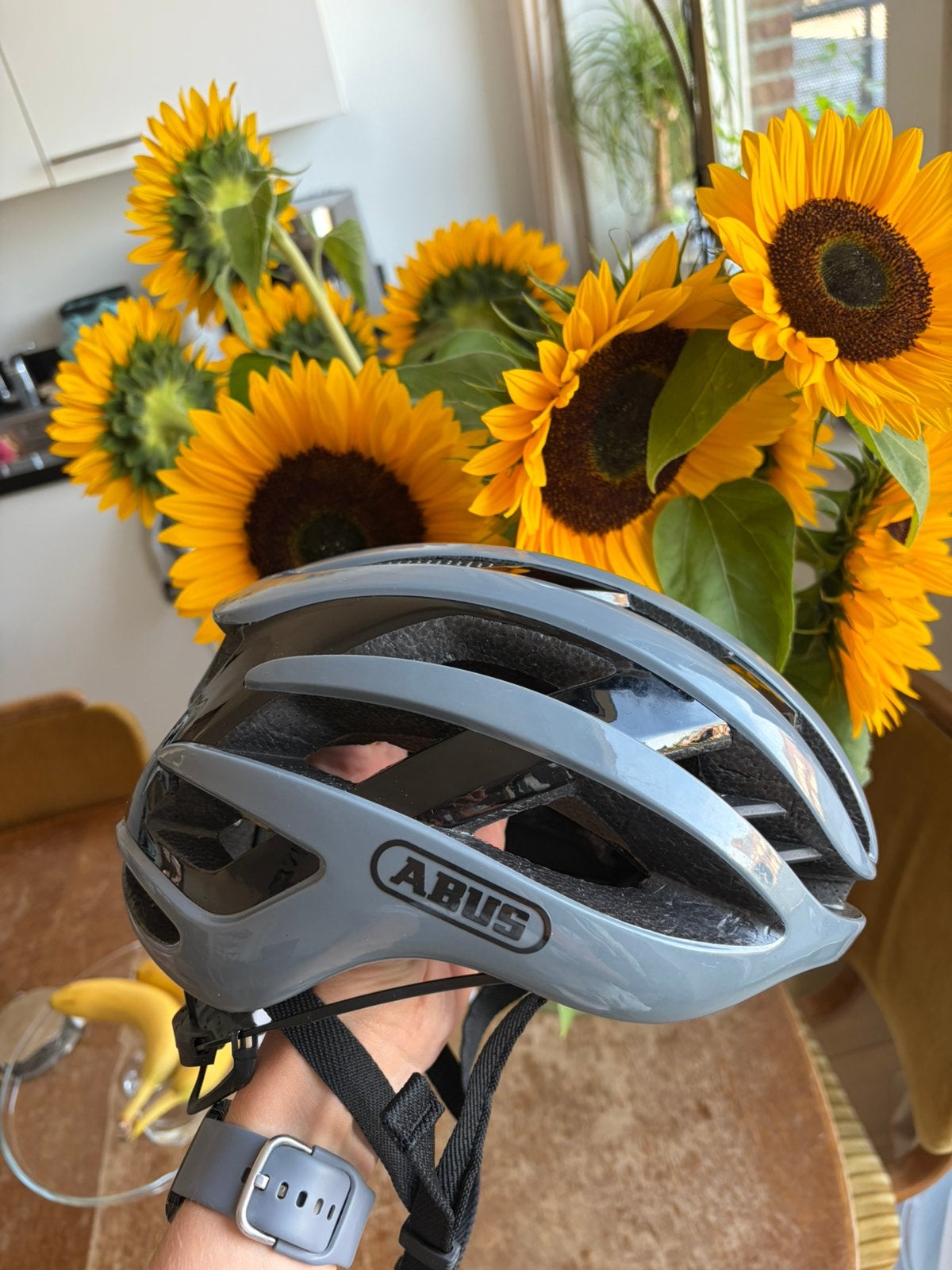 Abus Airbreaker helm, Ophalen of Verzenden, Zo goed als nieuw, S