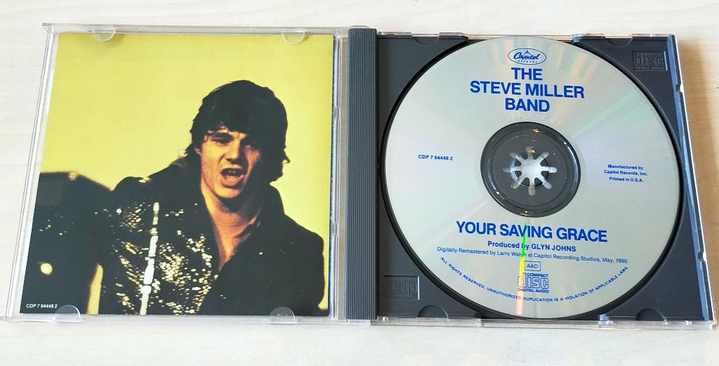The Steve Miller Band - Your Saving Grace CD 1969/1990 USA, Cd's en Dvd's, Ophalen of Verzenden, Zo goed als nieuw, Poprock