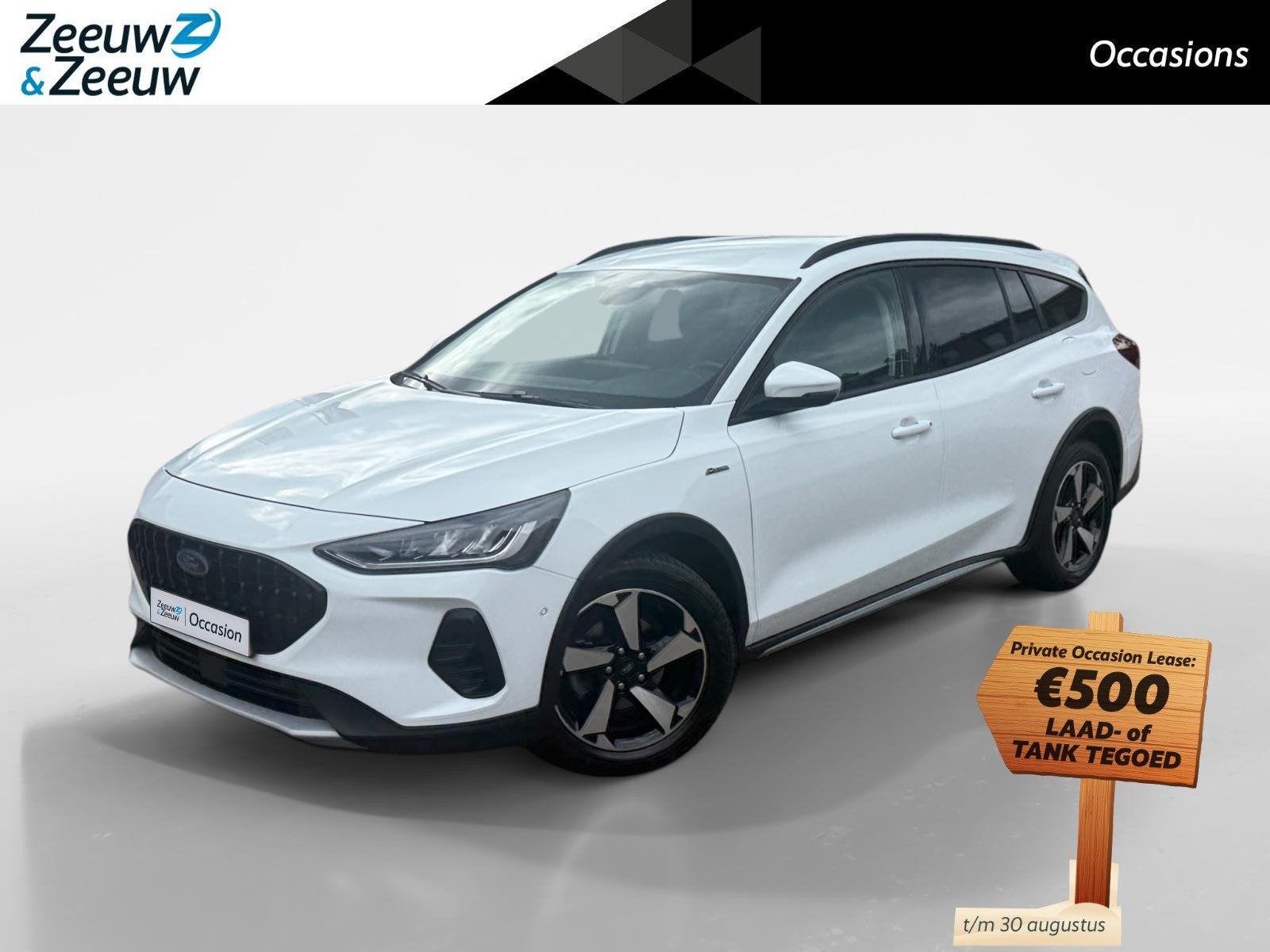 Ford Focus Wagon 1.0 EcoBoost Hybrid Active | Nieuwe Model |, Auto's, Gebruikt, Euro 6, Wit, Grijs