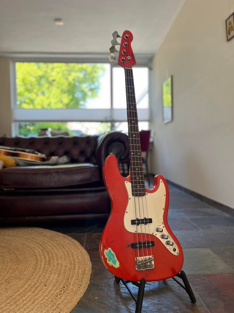 Mr Drubbel Custom Jazzbass, Ophalen, Gebruikt, Elektrisch