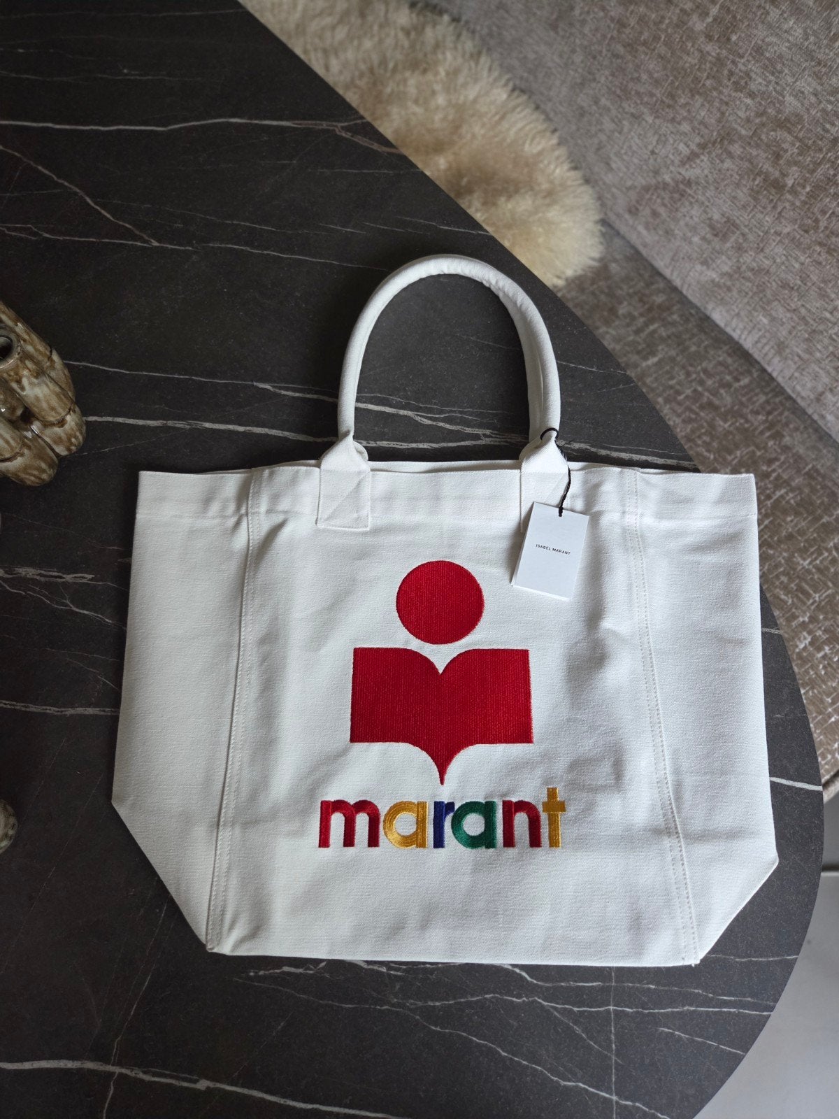 Isabel Marant Yenky Tas - Nieuw met labels (38x35x21cm), Verzenden, Nieuw, Wit, Shopper