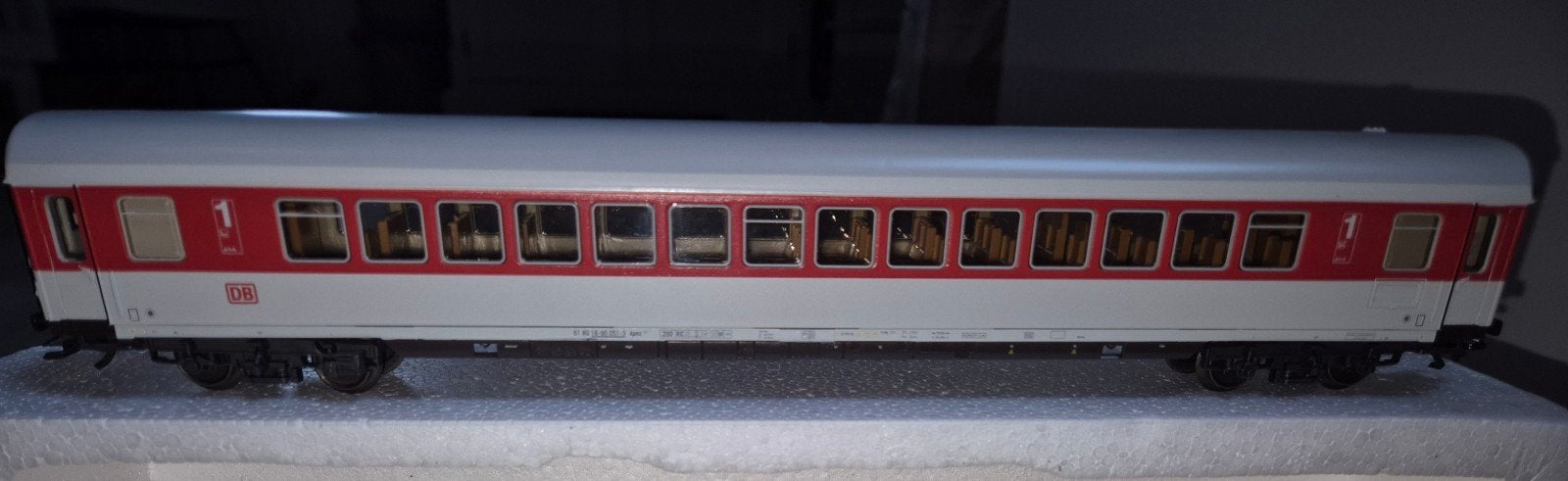 DB Passagierswagon 1e Klasse - Modelspoorbaan, Hobby en Vrije tijd, Gelijkstroom of Wisselstroom, Wagon, Zo goed als nieuw, Analoog