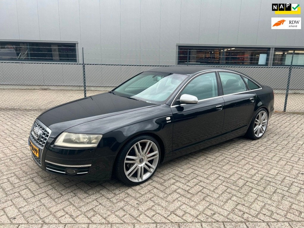 Audi A6 Limousine 2.4 Pro Line Business l S6 pakket l Automa, Auto's, Stof, Zwart, Bedrijf, Grijs