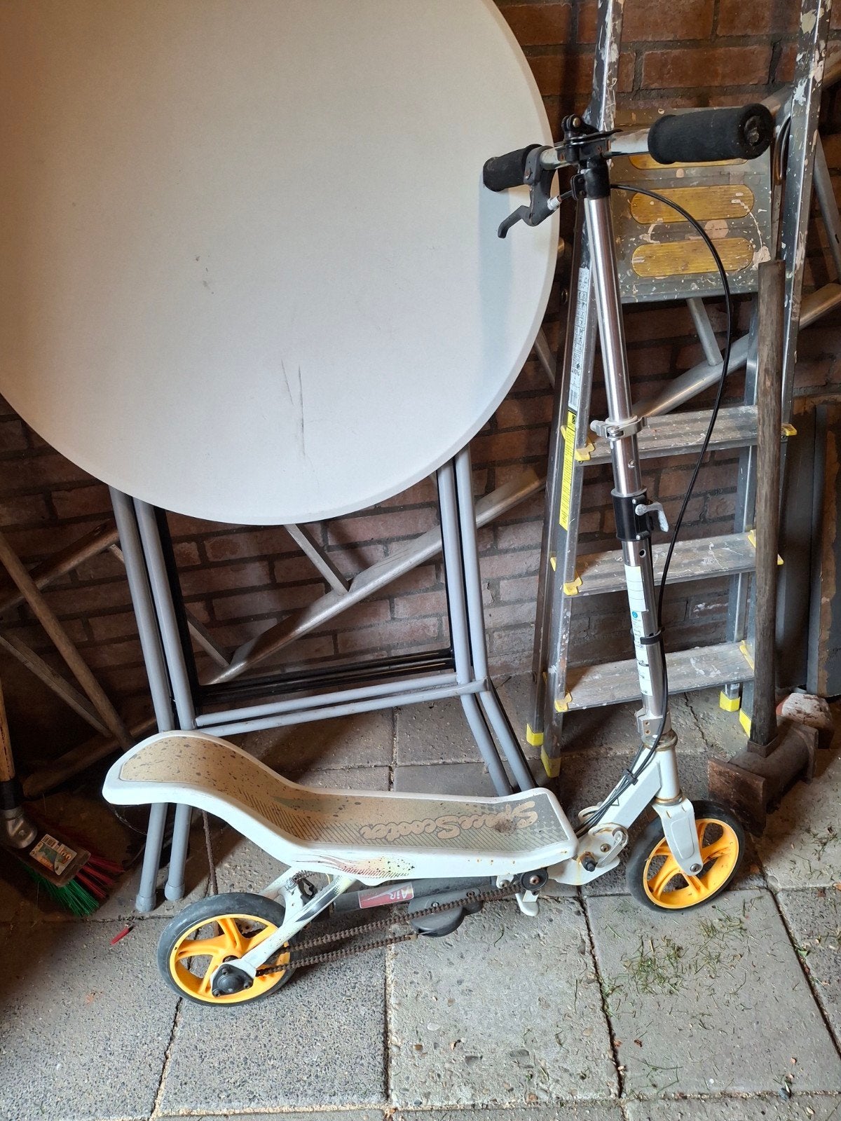 Space scooter, Fietsen en Brommers, Steps, Ophalen of Verzenden, Gebruikt