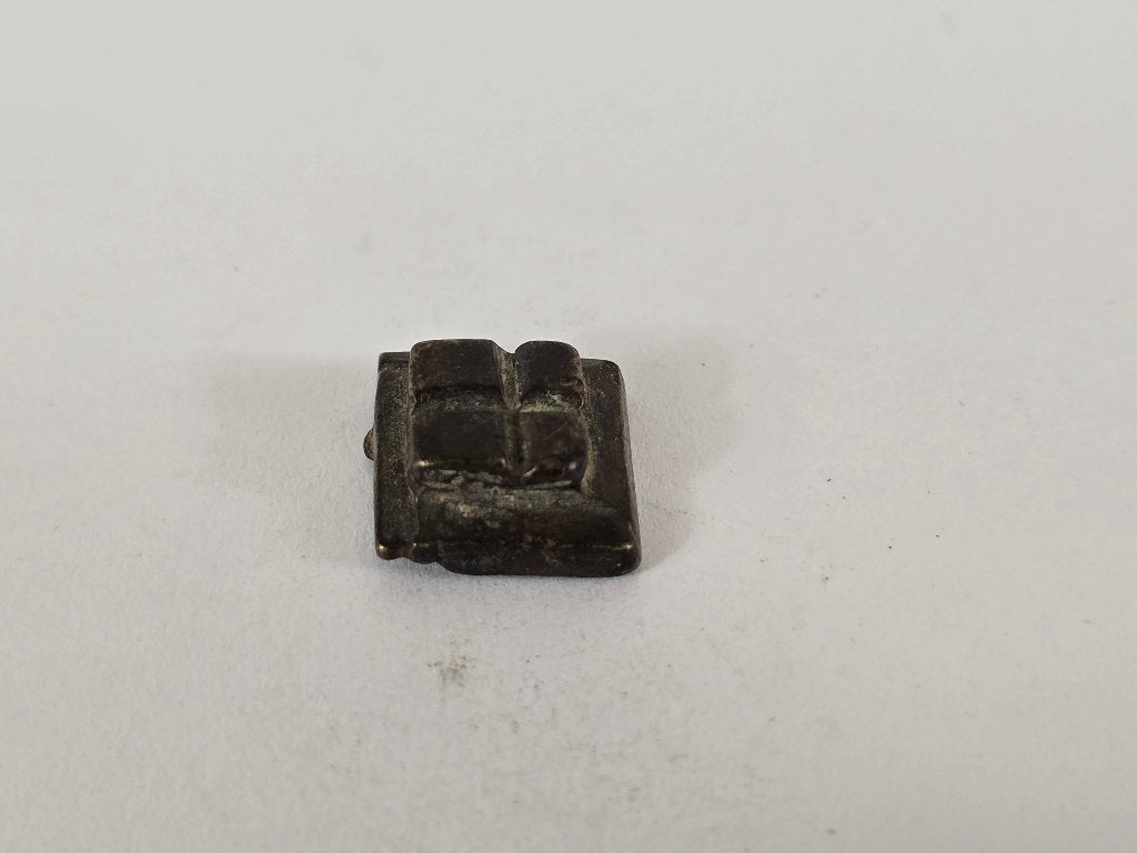 Goudgewicht #45, messing of brons, Akan, Ghana, 18e 19e eeuw, Ophalen of Verzenden