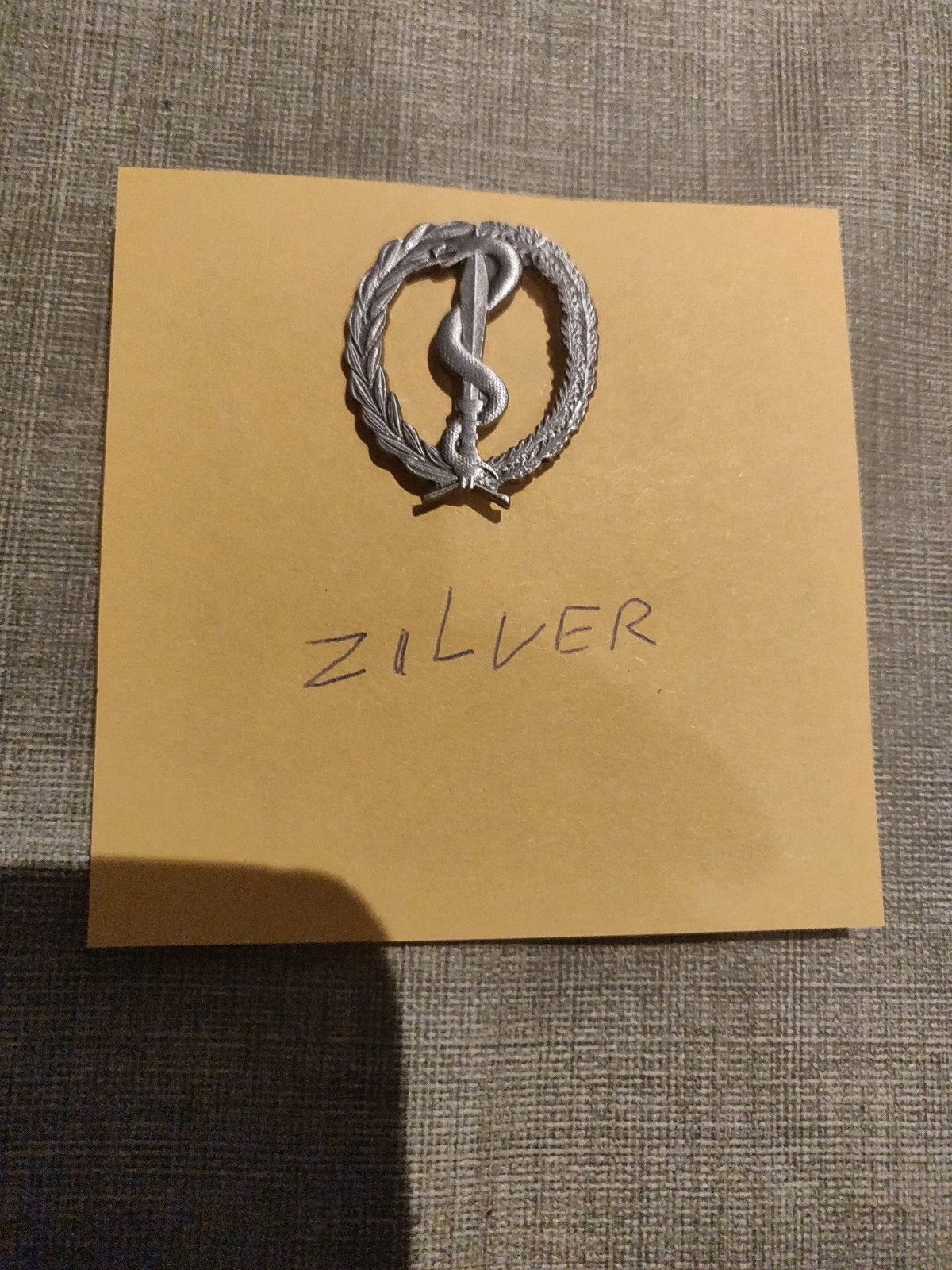 CNG zilver, Ophalen of Verzenden, Landmacht, Nederland, Embleem of Badge