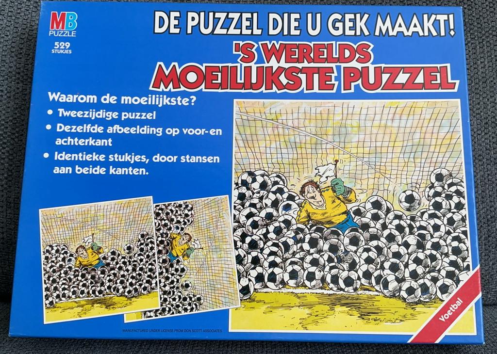 ‘s werelds moeilijkste puzzel, Ophalen of Verzenden, 500 t/m 1500 stukjes, Zo goed als nieuw