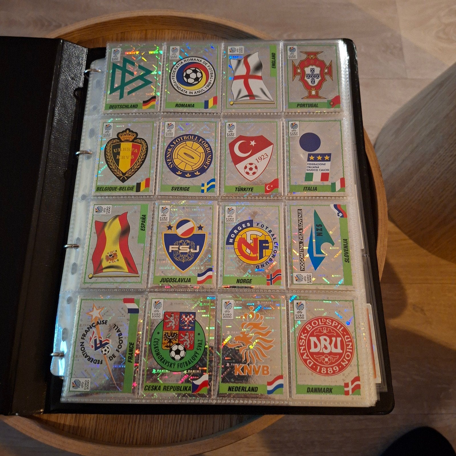 Panini emblemen collectie., Ophalen of Verzenden, Zo goed als nieuw, Meerdere stickers