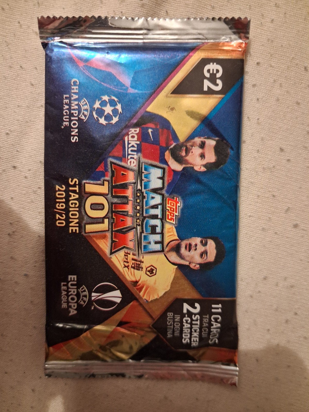 Topps Match Attax Champions League 2019/2020 pack 200 packs, Ophalen of Verzenden, Nieuw, Buitenlandse clubs, Poster, Plaatje of Sticker