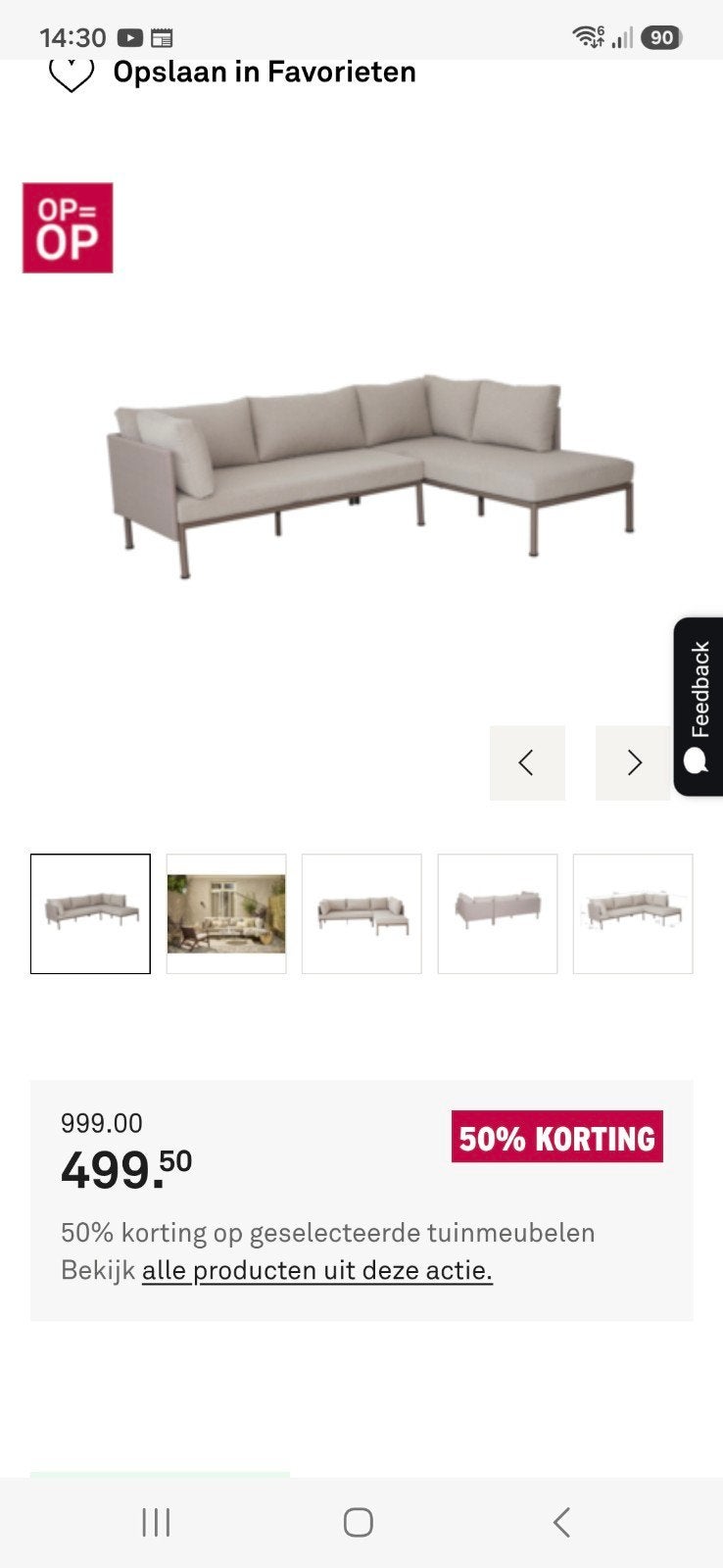 loungeset Spencer Karwei, Ophalen, 5 zitplaatsen, Loungeset, Nieuw