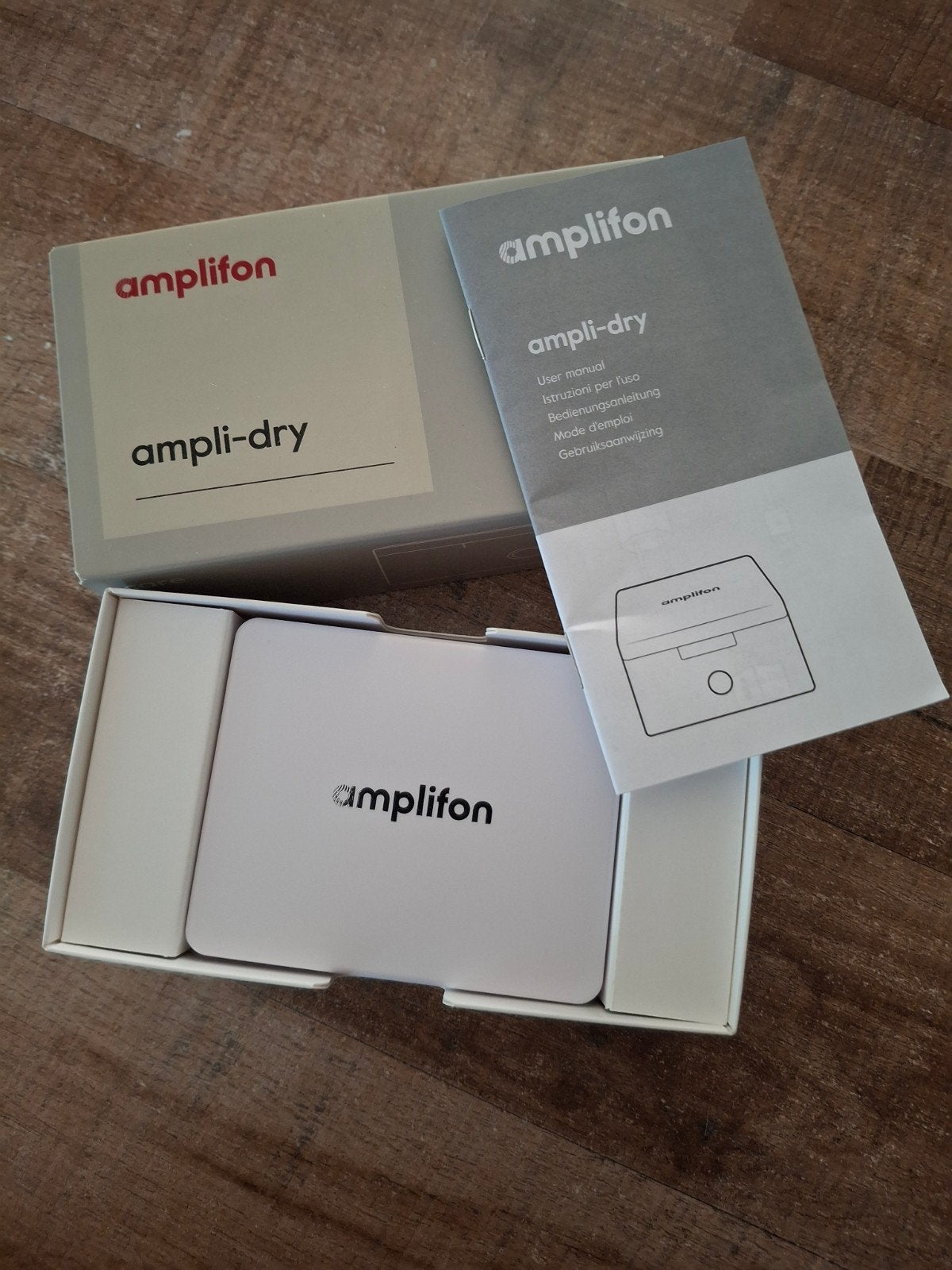 Amplifon Ampli-Dry hoortoestel droger, Ophalen of Verzenden, Zo goed als nieuw, Overige typen