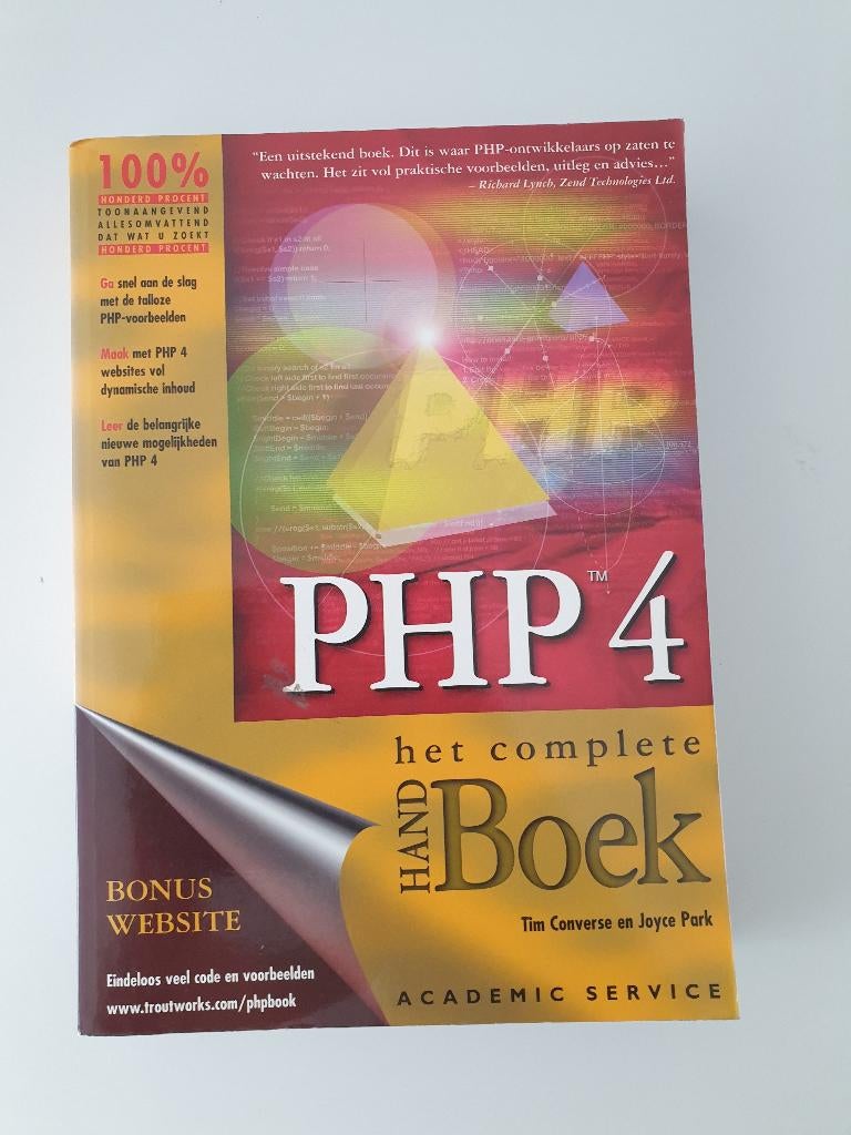 PHP 4 Handboek, Ophalen of Verzenden, Zo goed als nieuw